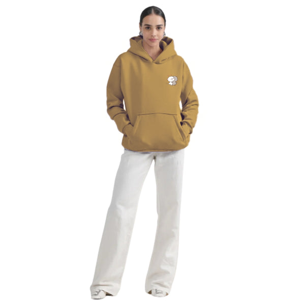 ALPHINE WOMENS COZY TEDDY PRINT FLEECE HOODIE