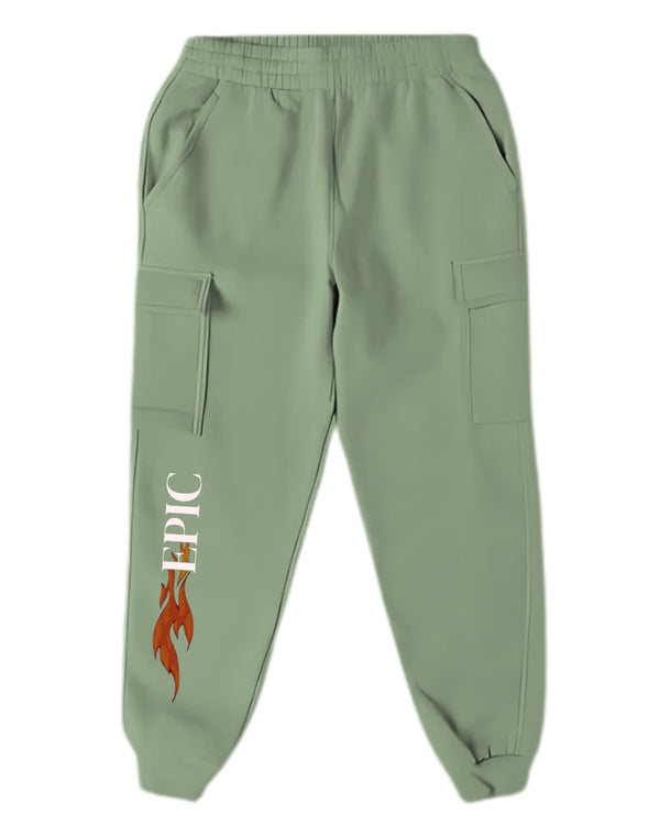 Unisex Joggers For Boys & Girls with Little Epic Fire Typography