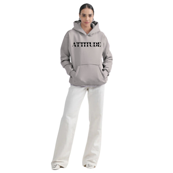 ALPHINE WOMENS COZY ATTITUDE PRINT FLEECE HOODIE
