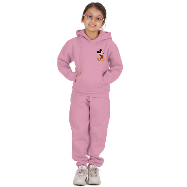 ALPHINE KIDS MICKEY MOUSE PRINT HOODIE WITH CARGO TROUSERS