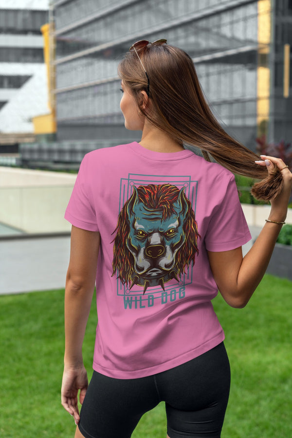 Stylish Wild Dog print Top