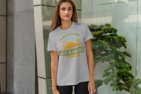 Stylish Paradise Print Top