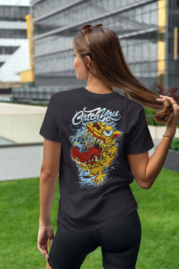 Stylish Catch You Printed Top