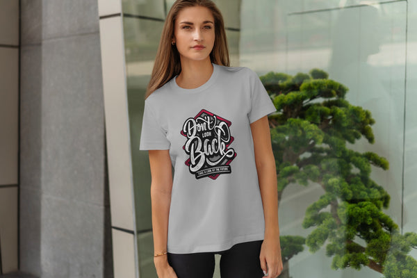 Stylish Look Back Prints Top