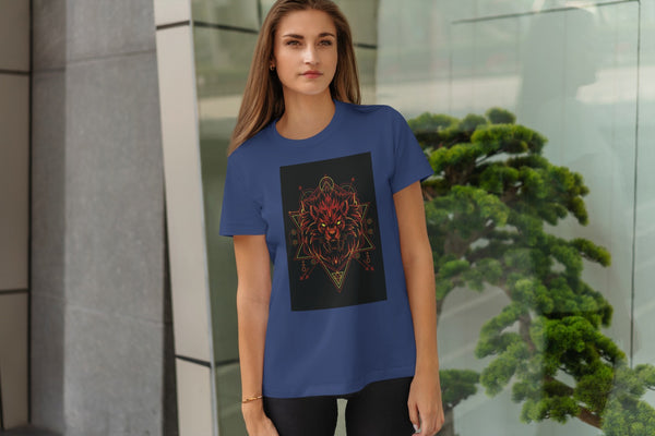 Stylish Digital Lion Prints Tiger