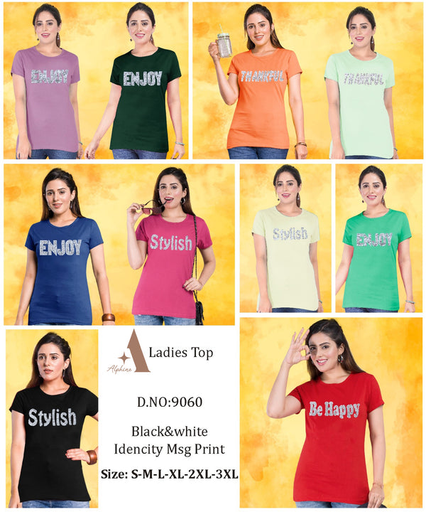 Women Round Neck Cotton Top for summers