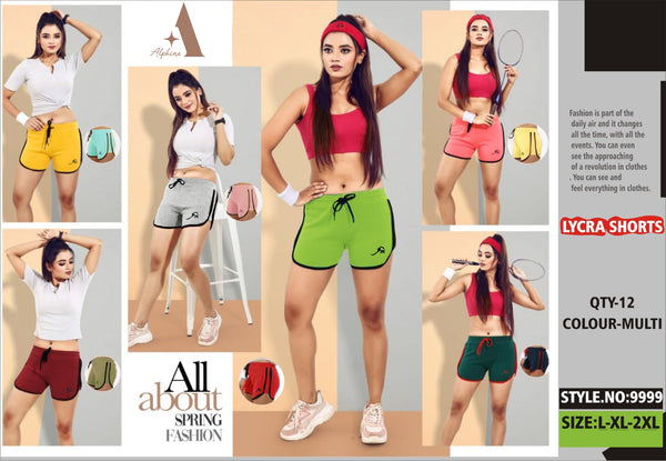 Lycra Dolphin Shorts for Women- Perfect for Summers